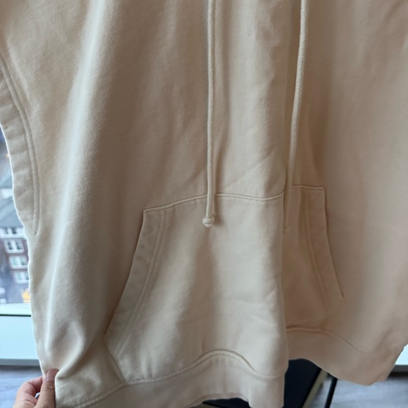 Zara Women's Cream Hoodied Vest - Picture 5 of 6